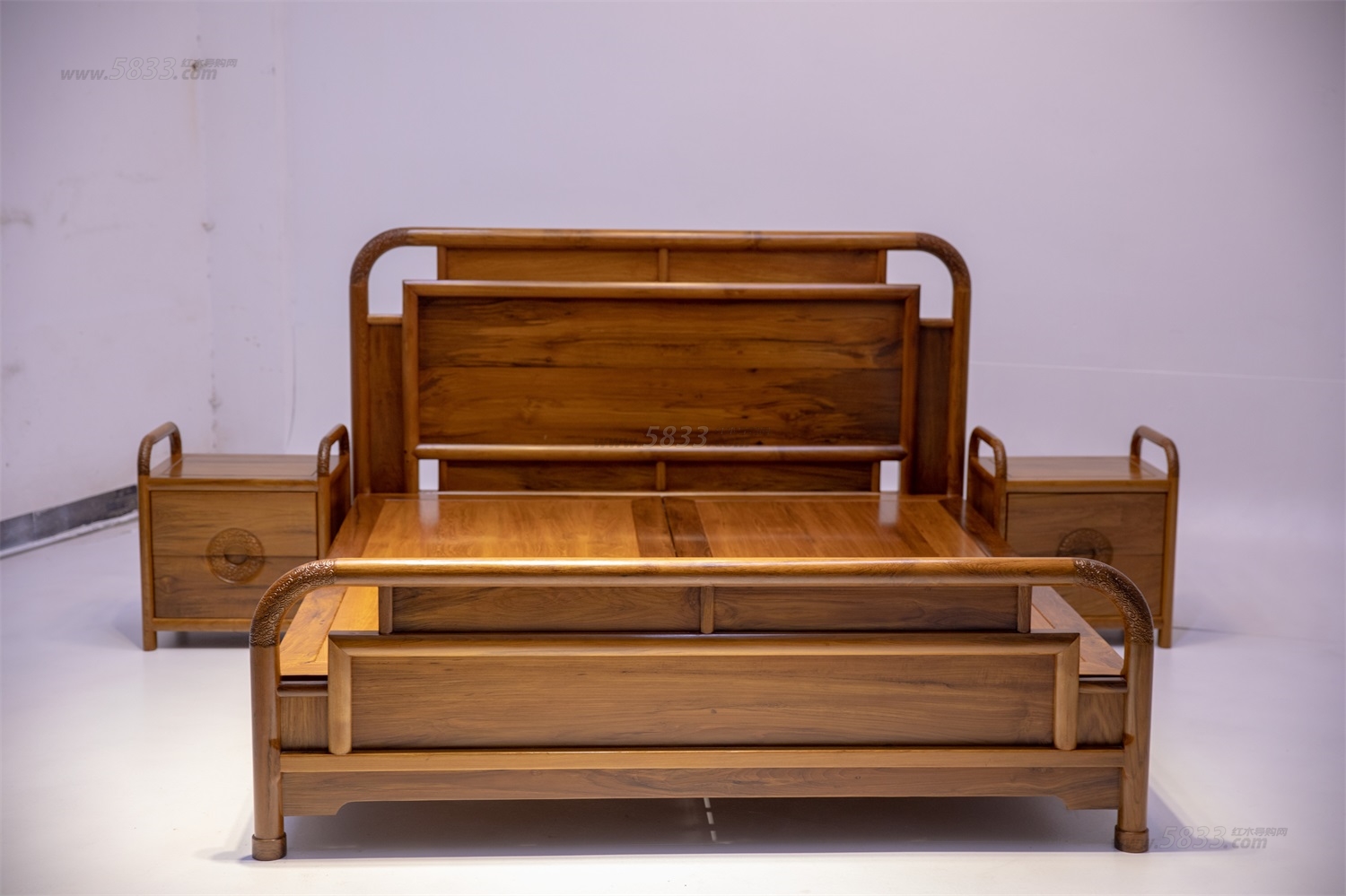 实木床1.5米1.8m1.2北欧单双人床现代简约小户型木床经济实用床铺-阿里巴巴